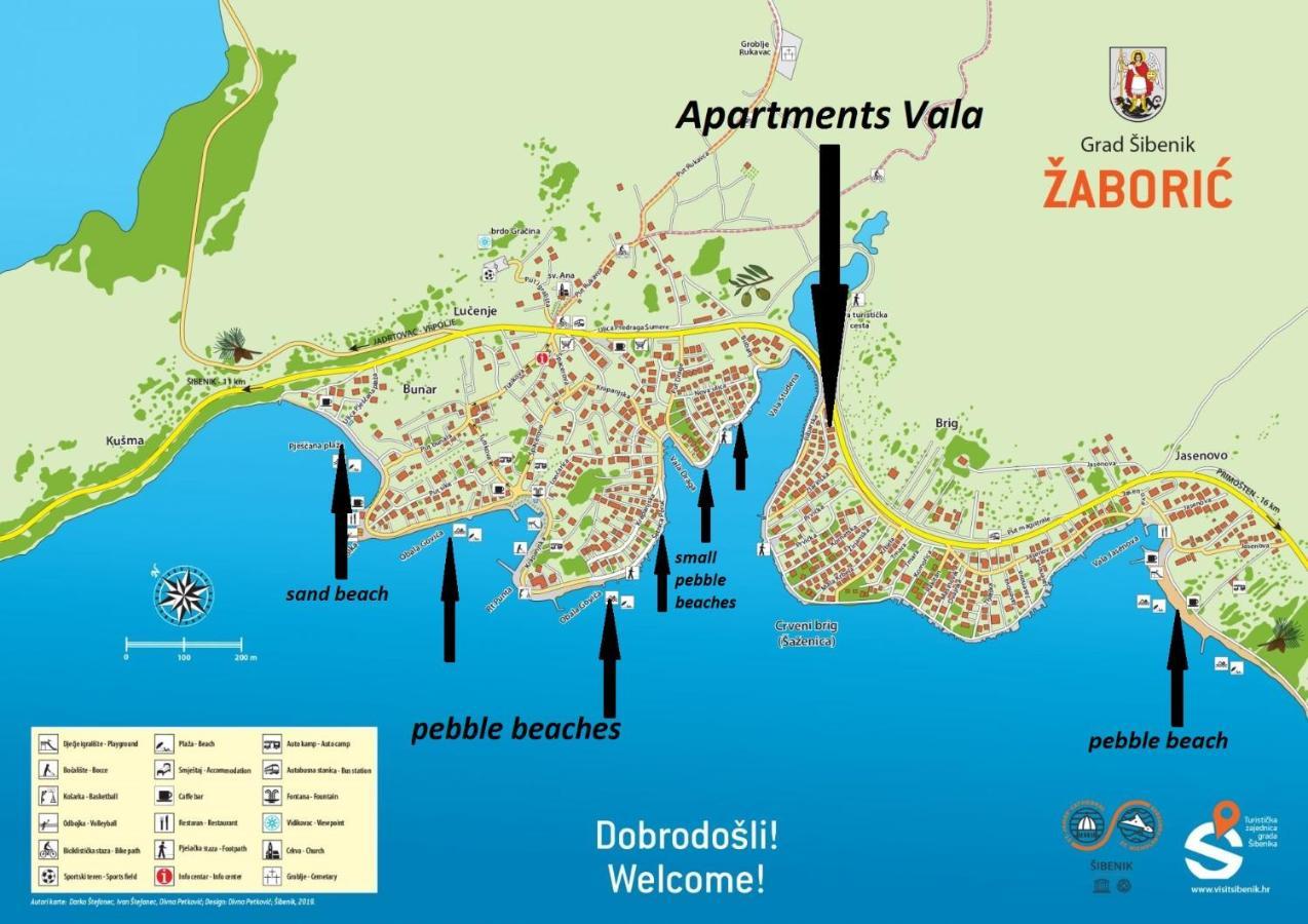 Apartments Vala Zaboric - With Boat Mooring Екстериор снимка